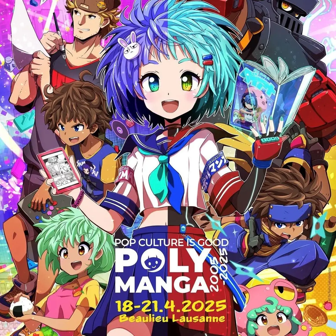Poster or event visual: Polymanga